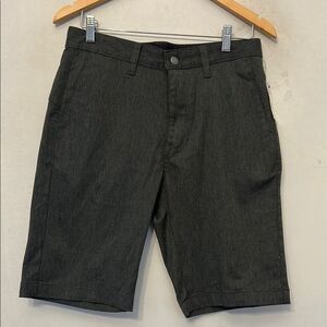 Volcom Dark gray Flat Front Shorts Casual Style Size 30 New